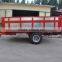 heavy duty high quality stainless steel dump tractor farm tipping trailer