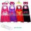 Superhero Girl Capes and Masks Set of 4 Styles & Toy