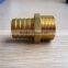 1/8'--3/4''x6-22mm brass male hose barb fitting for pvc pipe