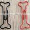40 packs bone shape box Iron PET covering bone shaped paper clip