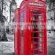 Antique red public telephone booth Bristish Telephone Booth for sale