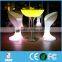 China Shenzhen supply Led Cocktail Table with Stainless Steel