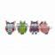 Gift Novelty Cartoon OWL Eraser Set, 4 pk Lovely Cartoon Owl Erasers, 9 pk Owl Erasers