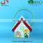BSCI Audit factory hot sales easter decoration non woven fabric house basket, decoration colorful felt baskets