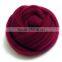 2017 wholesale cheap merino 100% wool roving for felting DIY material