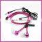 High Quality Metal Zipper Earphone With Mic