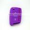 Best price custom car key shell silicone car key cover for VW golf 7