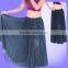 Hot Sale Stelisy Long Black Color Pleated Skirt Dance Plwated skirt