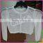 Best selling new high quality white girl crochet hollow jacquard autumn winter sweater cardigan
