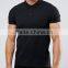 Hot Sale New Short Sleeve Button Placket Black Men's 97% Polyester 3% Spandex Breathable Pique 200g Casual Slim Body Polo Shirt