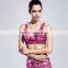 New Wholesale Women Printing Padded Sports Yoga Bra