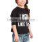 high quality soft comfort pure cotton kids girls oversized sweatshirt pullover