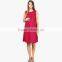 factory price red blank sleeveless chiffon maternity clothes dresses