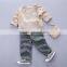 AS-434B High quality baby clothes linen baby clothing newborn boys clothing children causal wear