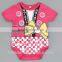 New Arrival Wholesale 100% cotton plain color baby romper short sleeve baby summer rompers