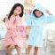 Baby Hooded Cotton Velour Custom Design Beach Towels&Children Absorbency Terry Bathrobes