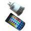 RGB LED bulb light GU10 5W
