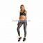 Moshiner Leggings Polyester Spandex Seamless Gloss Pants High Waisted Women's Faux Leather Stretch Skinny Pants Leggings