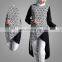 Fashion High Quality Spring Islamic Clothing Short Front And Long Back Transverse Stripe Printed Muslim Chiffon Blouse