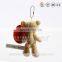 Hot sell plush teddy bear keyring