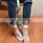 Fashion Women Ruffle Fishnet Ankle Sock Mesh Lace Bow-knot Short Socks
