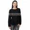 Black Super Classy Partywear Full Sleeve Top for girls