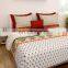 Multi Colored Cotton Double Bedsheet With Two Pillow Cover