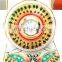 Ratna Handicrafts Carved Round Table Clock