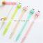 manufacture china School supplies kids fancy stationery wholesale best price plastic color gel pen cartoon cute