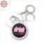 Factory suppliy zinc alloy bottle opener 3d with keyring