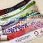 Logo Printed Custom Festival Fabric Woven Wristband for Event
