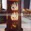 Rusty Look Corten Steel Fire Pillar Pit For Sale