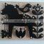 Power coated black metal macrame vertical wall decor wedding decor