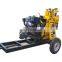 portable hydraulic borehole drilling machine/water well drilling rig mobile well digging machine