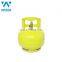 3kg refillable haiti lpg gas bottle
