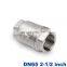 High quality Stainless Steel SS304 316 In-Line Spring Vertical Check Valve DN65 2-1/2 inch 2 way large check valve