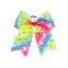 8 inch Cartoon Bow Big Hair Bows with Ponytail Holder Ribbon Hair Bow Headband Fancy Hairbands