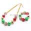 Christmas Chunky Necklace Set Necklace + bracelet 2pcs Girl bubble beads boutique Jewelry Sets