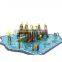 Plastic slides for children's water park equipment are on sale