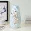 Modern Simple Fashion Elegant Hand Made Gild Blue Ceramic Vase For Living Room Decor