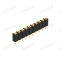 Dnenlink 2.54mm pitch Single Row H4.0mm Concave contact Straight Female Header DIP type PogoPin header