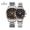 Stainless steel multifunction gents watches Lady fashion quartz chronograph watch