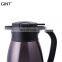 Bpa Free Double Wall stainless steel coffee pot Custom Logo Black Gift Brown for water hot chocolate kettle cheap price
