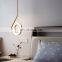Modern Simple Golden Chandelier Long Pendant Light Living Room Decor Luxury Chandeliers