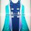 Blue custom OEM sublimation sports netball dress