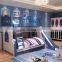 Health protection Kids bunk beds solid wood fresh furniture children bedroom sets