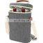 Top Rated Picnic Cotton Eco Friendly Insulated Red Travel Christmas Bottle Cooler Wine Gift Bag