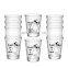55ml bar borosilicate clear customized logo shot glass cup