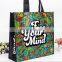 Wholesale reusable eco friendly ecological custom logo printed non-woven shopping tote bag