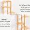 Bamboo 5 Tier 6 Potted Plant Stand Rack Multiple Flower Pot Holder Shelf Indoor Outdoor Planter Display Shelving Unit